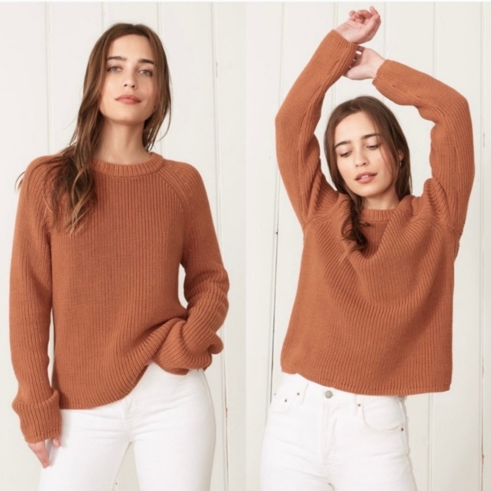 Jenni Kayne Brown Knit Sweater